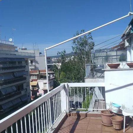 Cozy Penthouse Next To Metro Station Apartment Thessaloniki Exterior photo